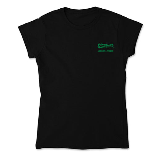 Oregon - NCAA Acrobatics & Tumbling : Ava Gowdy - Soft Style Women’s T-Shirt-0