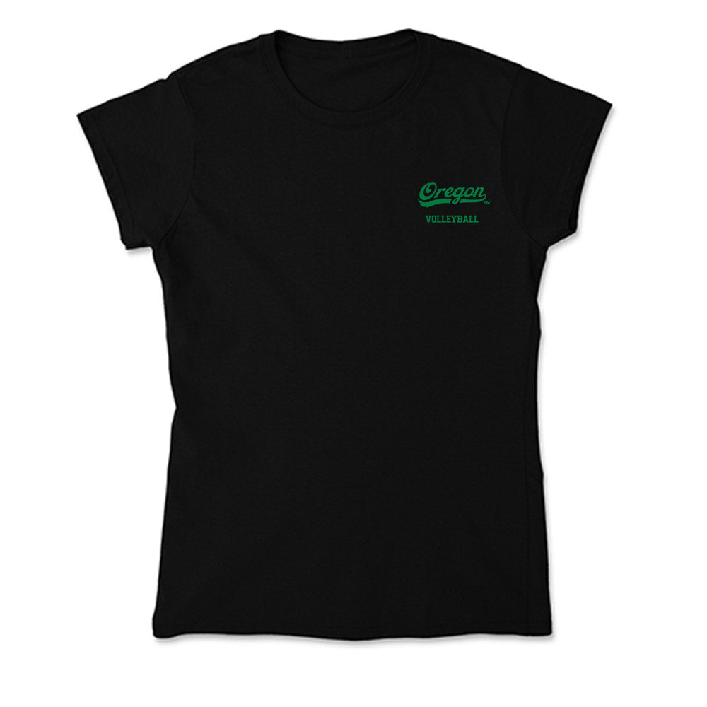 Oregon - NCAA Women's Volleyball : Alanah Clemente - Soft Style Women’s T-Shirt-0