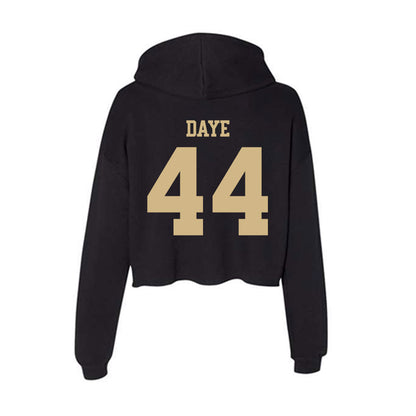 Purdue - NCAA Women's Basketball : Tara Daye - Women's Crop Fleece Hoodie-1