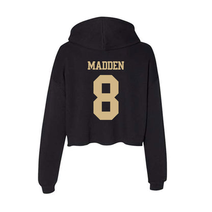 Purdue - NCAA Football : Cj Madden - Women's Crop Fleece Hoodie-1