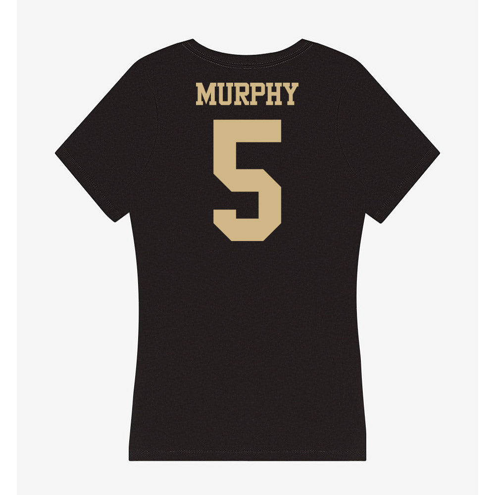 Purdue - NCAA Men's Basketball : Liam Murphy - Women's V-Neck T-Shirt-1