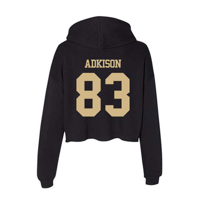 Purdue - NCAA Football : Andrew Adkison - Women's Crop Fleece Hoodie-1