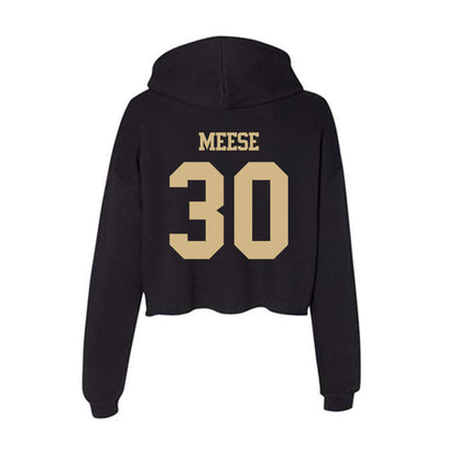 Purdue - NCAA Football : Parker Meese - Women's Crop Fleece Hoodie-1