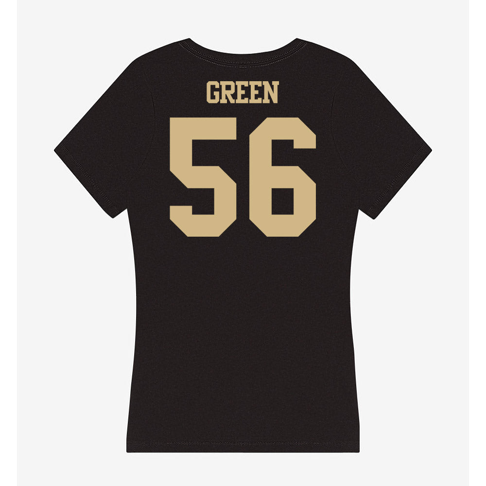 Purdue - NCAA Football : Tyrell Green - Women's V-Neck T-Shirt-1