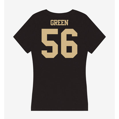 Purdue - NCAA Football : Tyrell Green - Women's V-Neck T-Shirt-1