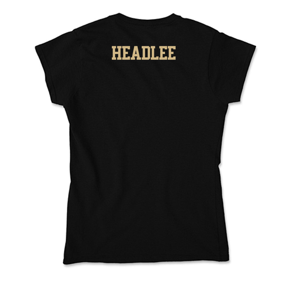 Purdue - NCAA Women's Golf : Michaela Headlee - Soft Style Women’s T-Shirt-1