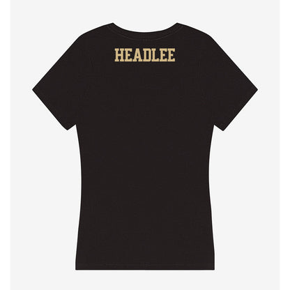 Purdue - NCAA Women's Golf : Michaela Headlee - Women's V-Neck T-Shirt-1