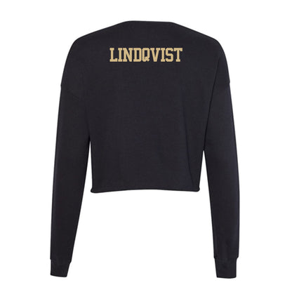 Purdue - NCAA Women's Golf : Ida Lindqvist - Women's Cropped Crew Fleece-1
