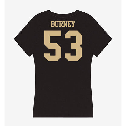 Purdue - NCAA Football : Joshua Burney - Women's V-Neck T-Shirt-1