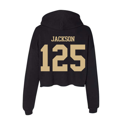 Purdue - NCAA Wrestling : Ashton Jackson - Women's Crop Fleece Hoodie-1