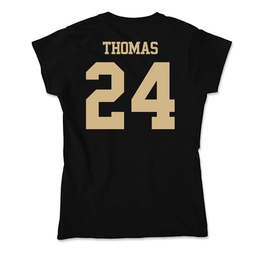 Purdue - NCAA Football : Malachi Thomas - Soft Style Women’s T-Shirt-1