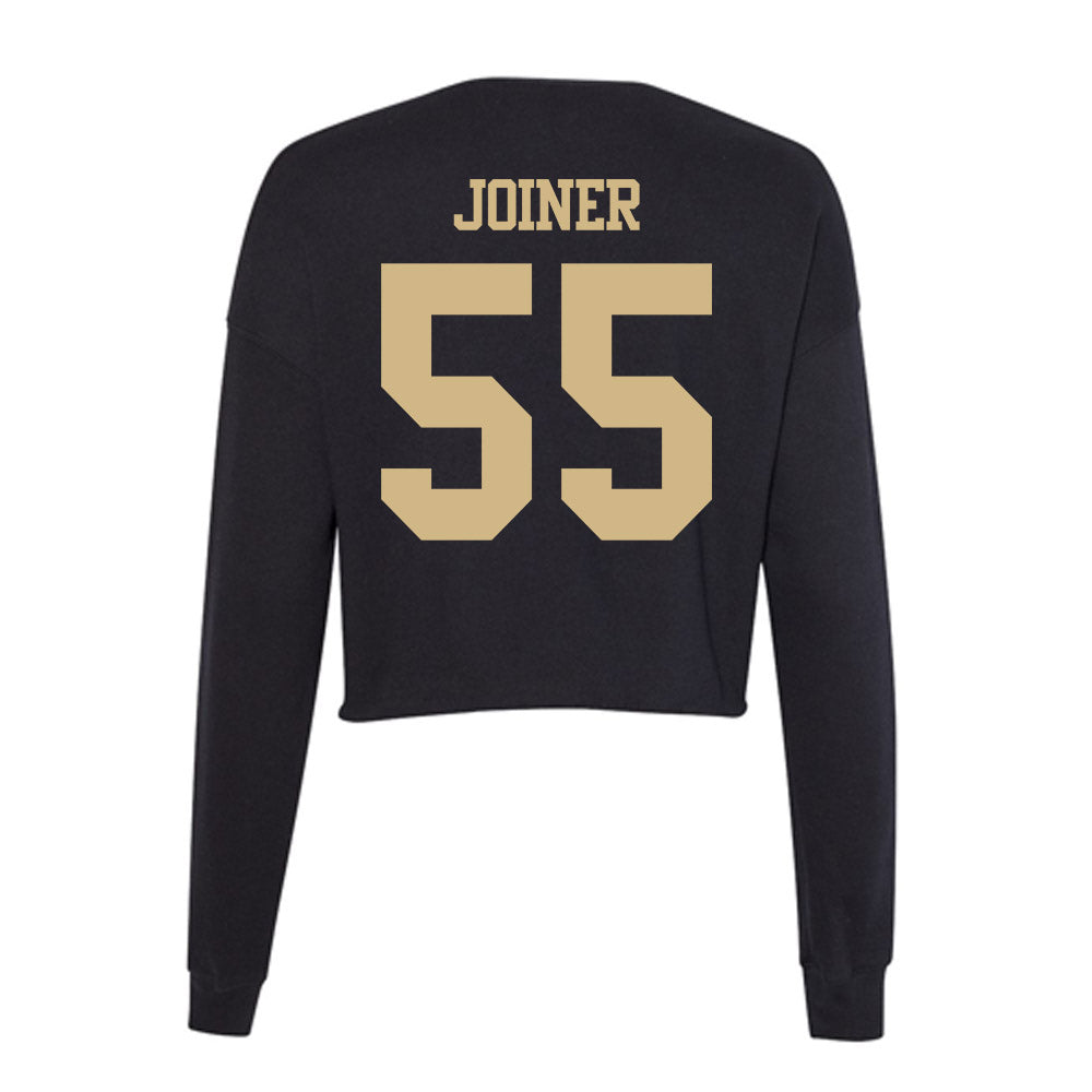 Purdue - NCAA Football : Bradyn Joiner - Women's Cropped Crew Fleece-1