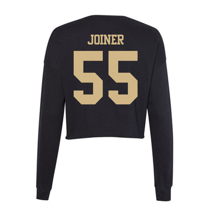 Purdue - NCAA Football : Bradyn Joiner - Women's Cropped Crew Fleece-1