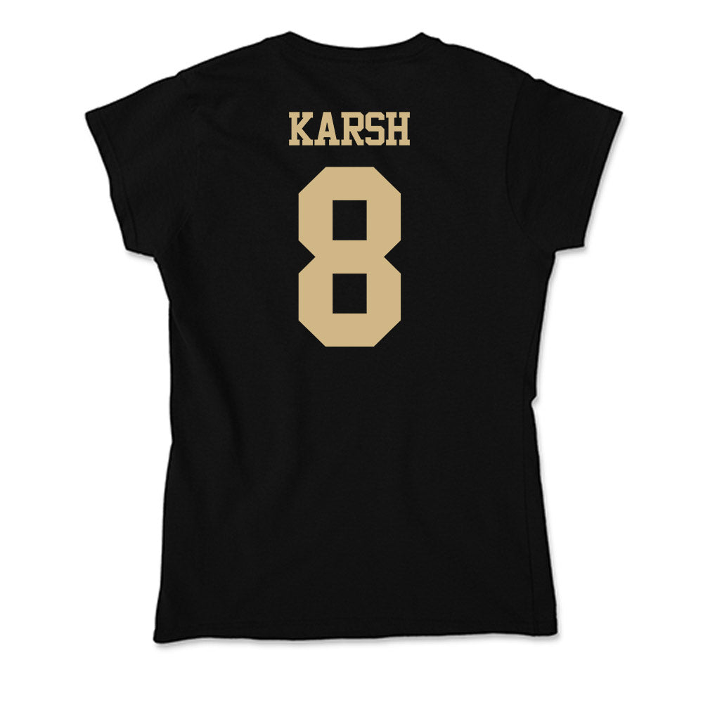 Purdue - NCAA Women's Basketball : Hila Karsh - Soft Style Women’s T-Shirt-1