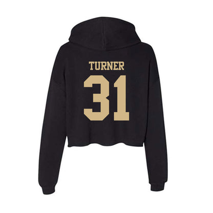 Purdue - NCAA Women's Soccer : Allyssa Turner - Women's Crop Fleece Hoodie-1
