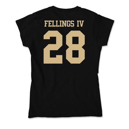 Purdue - NCAA Baseball : Eugene Tro Fellings IV - Soft Style Women’s T-Shirt-1