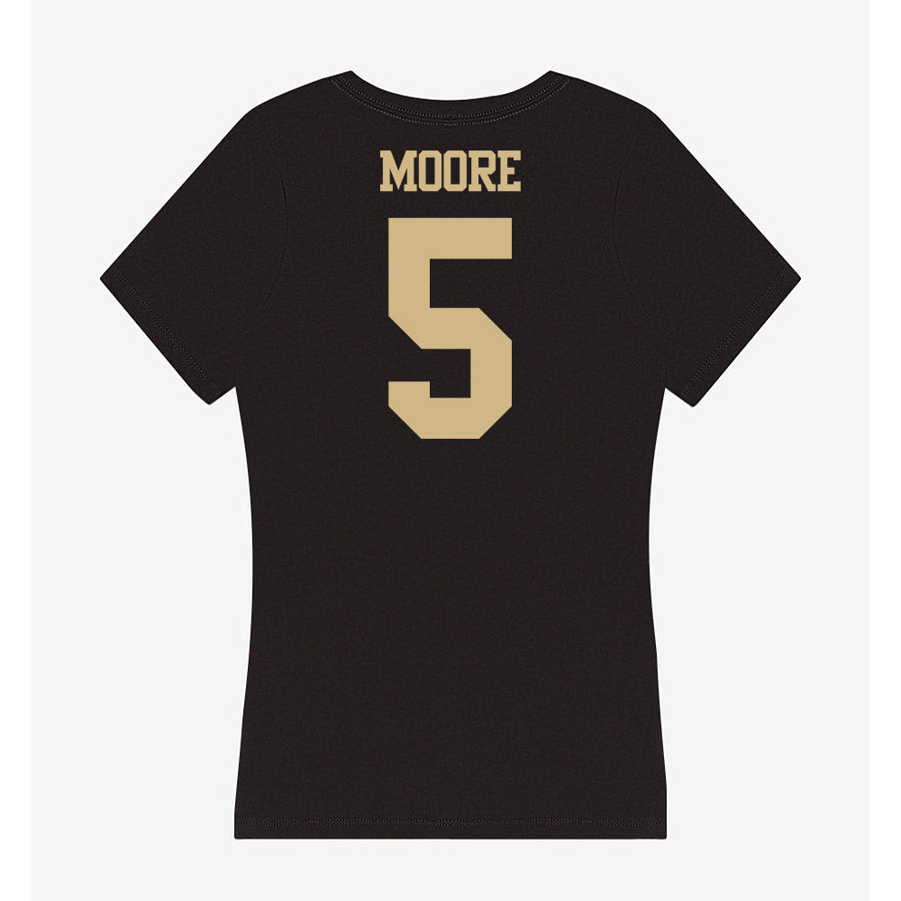 Purdue - NCAA Softball : Anna Moore - Women's V-Neck T-Shirt-1
