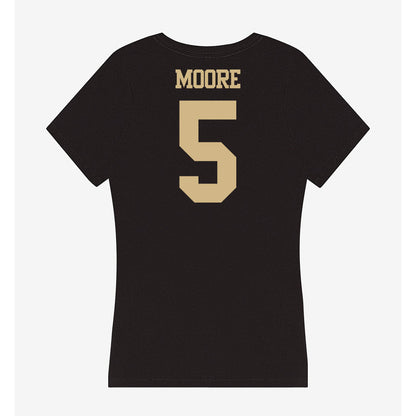 Purdue - NCAA Softball : Anna Moore - Women's V-Neck T-Shirt-1