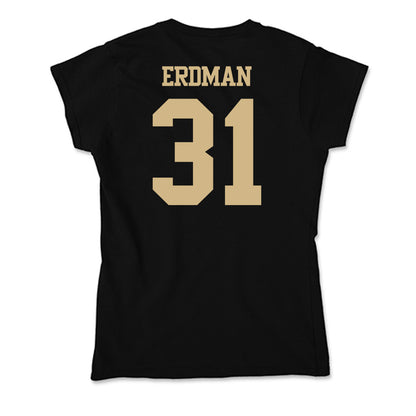 Purdue - NCAA Baseball : Zach Erdman - Soft Style Women’s T-Shirt-1