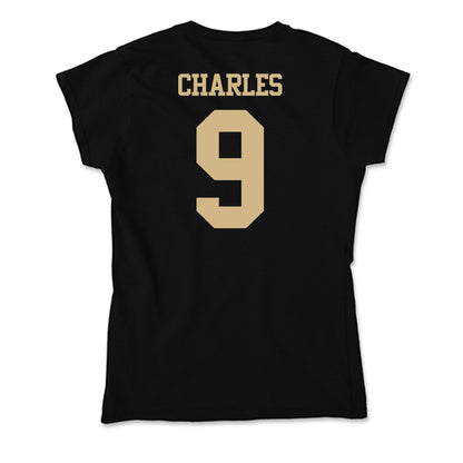 Purdue - NCAA Women's Volleyball : Dior Charles - Soft Style Women’s T-Shirt-1