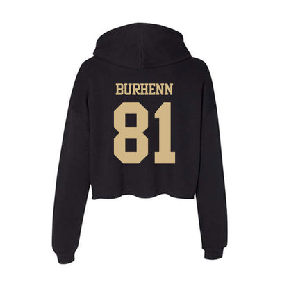 Purdue - NCAA Football : George Burhenn - Women's Crop Fleece Hoodie-1