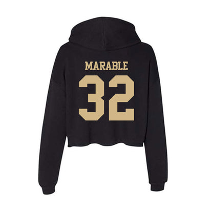 Purdue - NCAA Football : D'Mon Marable - Women's Crop Fleece Hoodie-1