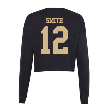 Purdue - NCAA Football : Corey Smith - Women's Cropped Crew Fleece-1