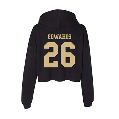 Purdue - NCAA Women's Soccer : Emily Edwards - Women's Crop Fleece Hoodie-1