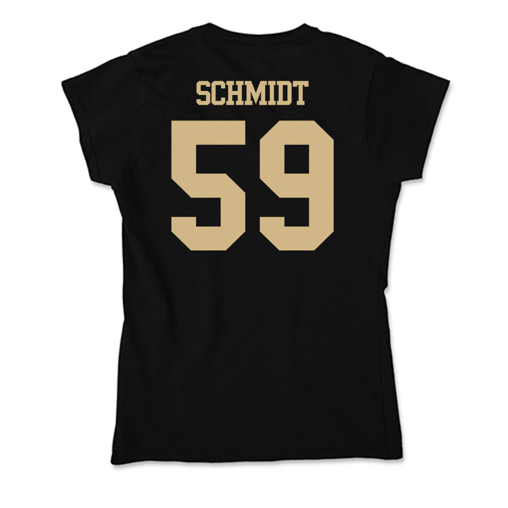 Purdue - NCAA Football : Justin Schmidt - Soft Style Women’s T-Shirt-1