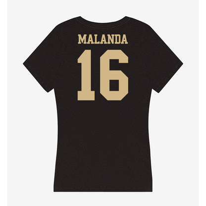 Purdue - NCAA Women's Soccer : Jayme Malanda - Women's V-Neck T-Shirt-1