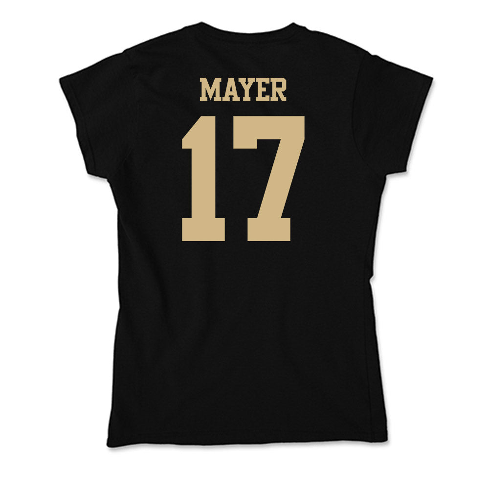 Purdue - NCAA Men's Basketball : Omer Mayer - Soft Style Women’s T-Shirt-1