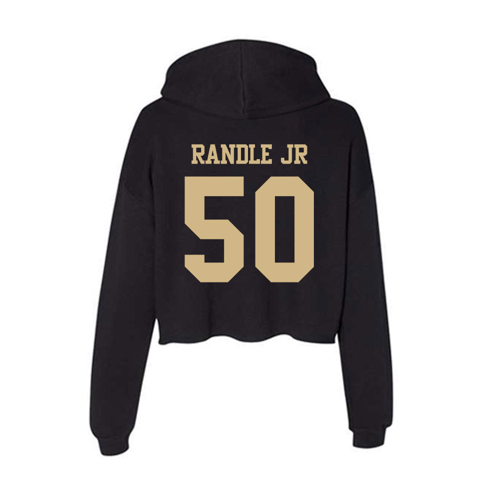 Purdue - NCAA Football : John Randle Jr - Women's Crop Fleece Hoodie-1