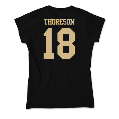 Purdue - NCAA Women's Soccer : Angelina Thoreson - Soft Style Women’s T-Shirt-1