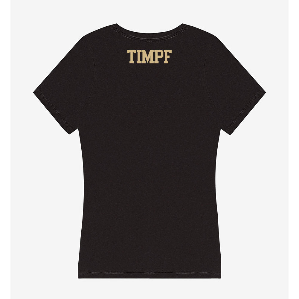 Purdue - NCAA Women's Golf : Lauren Timpf - Women's V-Neck T-Shirt-1