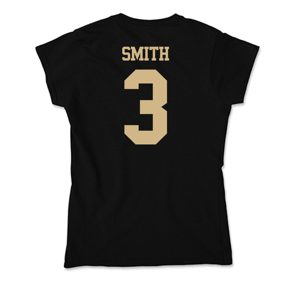 Purdue - NCAA Women's Basketball : Nya Smith - Soft Style Women’s T-Shirt-1