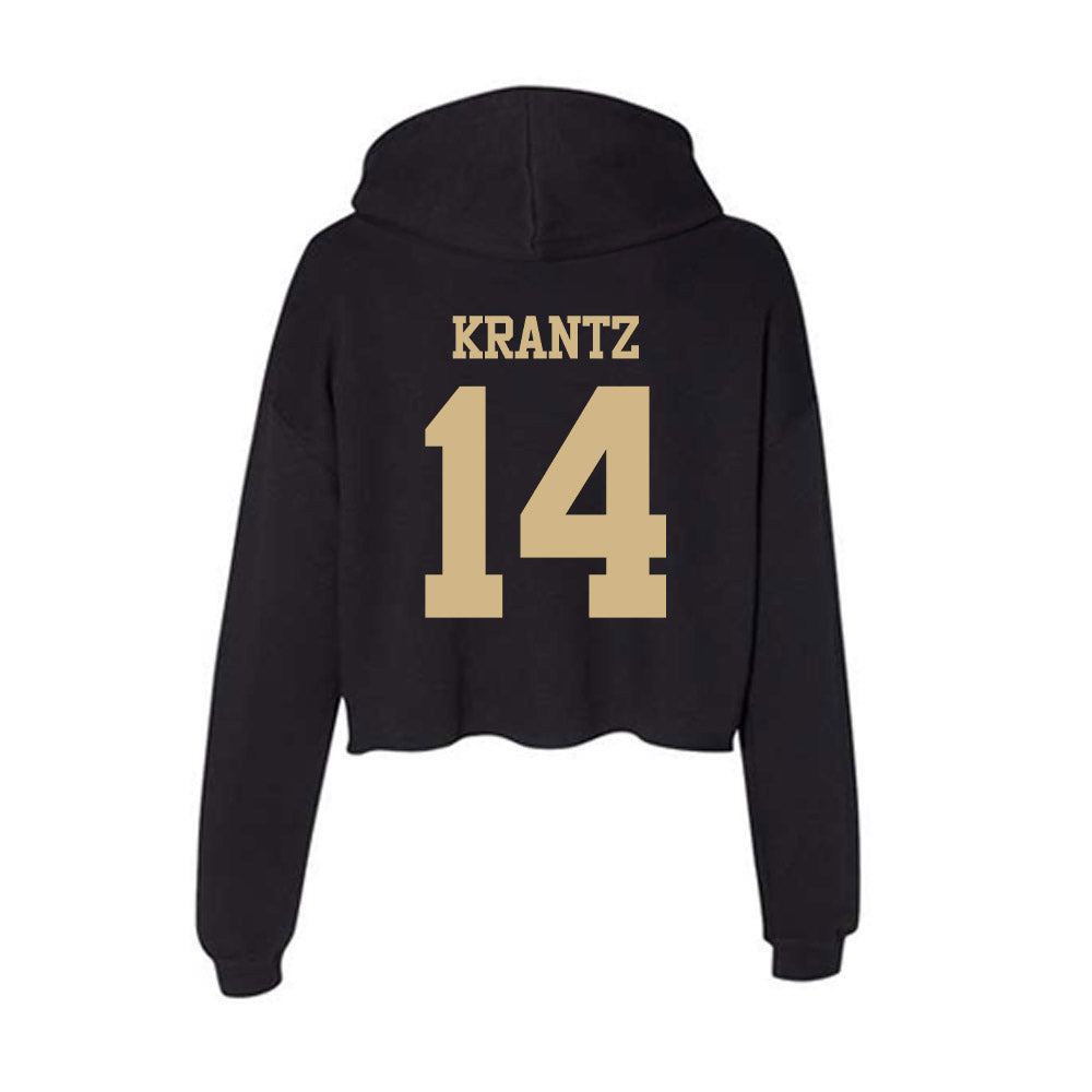 Purdue - NCAA Softball : Jensen Krantz - Women's Crop Fleece Hoodie-1