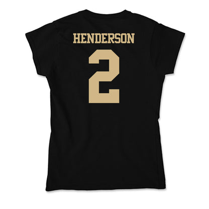 Purdue - NCAA Women's Basketball : Taylor Henderson - Soft Style Women’s T-Shirt-1