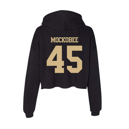 Purdue - NCAA Football : Devin Mockobee - Women's Crop Fleece Hoodie-1