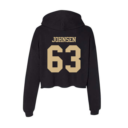 Purdue - NCAA Football : Jimmy Johnsen - Women's Crop Fleece Hoodie-1