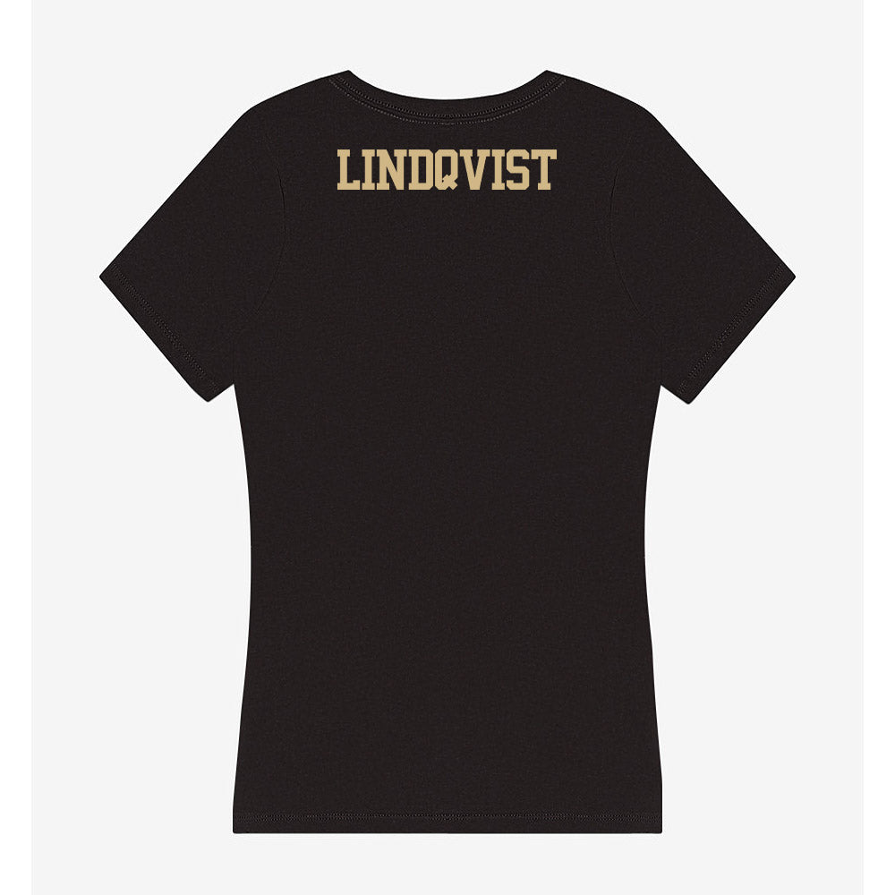 Purdue - NCAA Women's Golf : Ida Lindqvist - Women's V-Neck T-Shirt-1