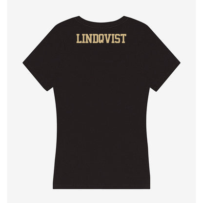 Purdue - NCAA Women's Golf : Ida Lindqvist - Women's V-Neck T-Shirt-1