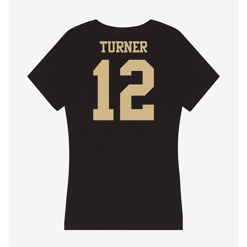 Purdue - NCAA Football : Ryan Turner - Women's V-Neck T-Shirt-1