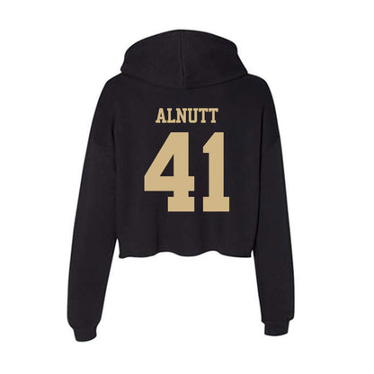 Purdue - NCAA Football : Mason Alnutt - Women's Crop Fleece Hoodie-1