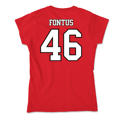 Maryland - NCAA Football : Dillan Fontus - Soft Style Women’s T-Shirt-1