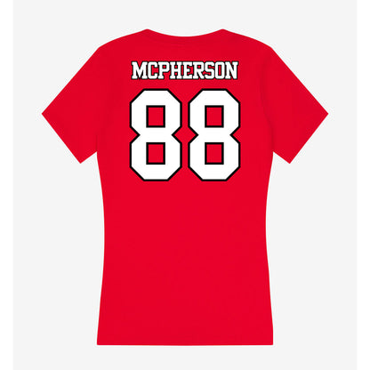 Maryland - NCAA Men's Lacrosse : Hamish McPherson - Women's V-Neck T-Shirt-1