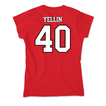 Maryland - NCAA Baseball : Quinn Yellin - Soft Style Women’s T-Shirt-1