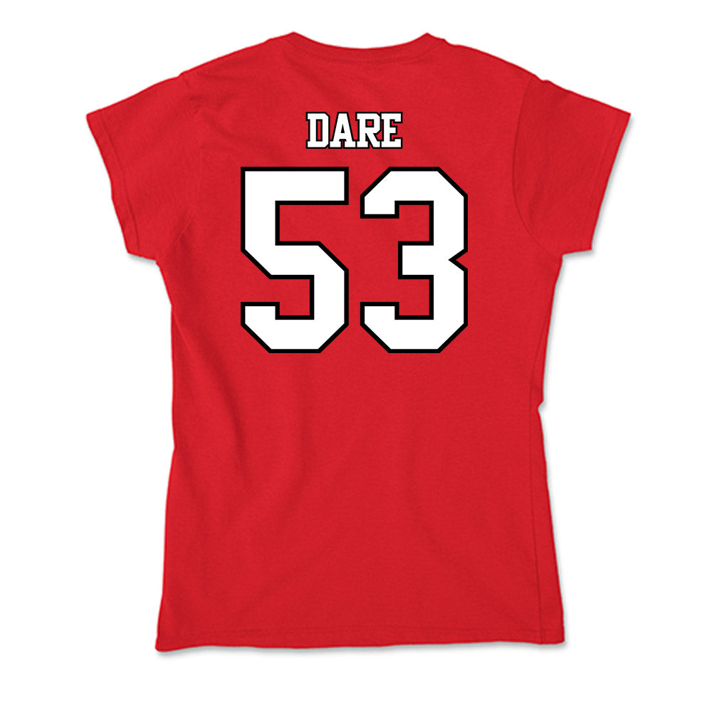 Maryland - NCAA Football : Akindele Dare - Soft Style Women’s T-Shirt-1