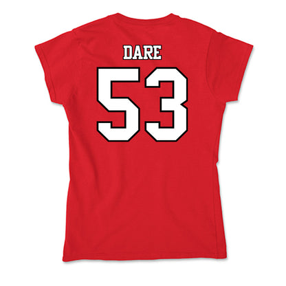 Maryland - NCAA Football : Akindele Dare - Soft Style Women’s T-Shirt-1