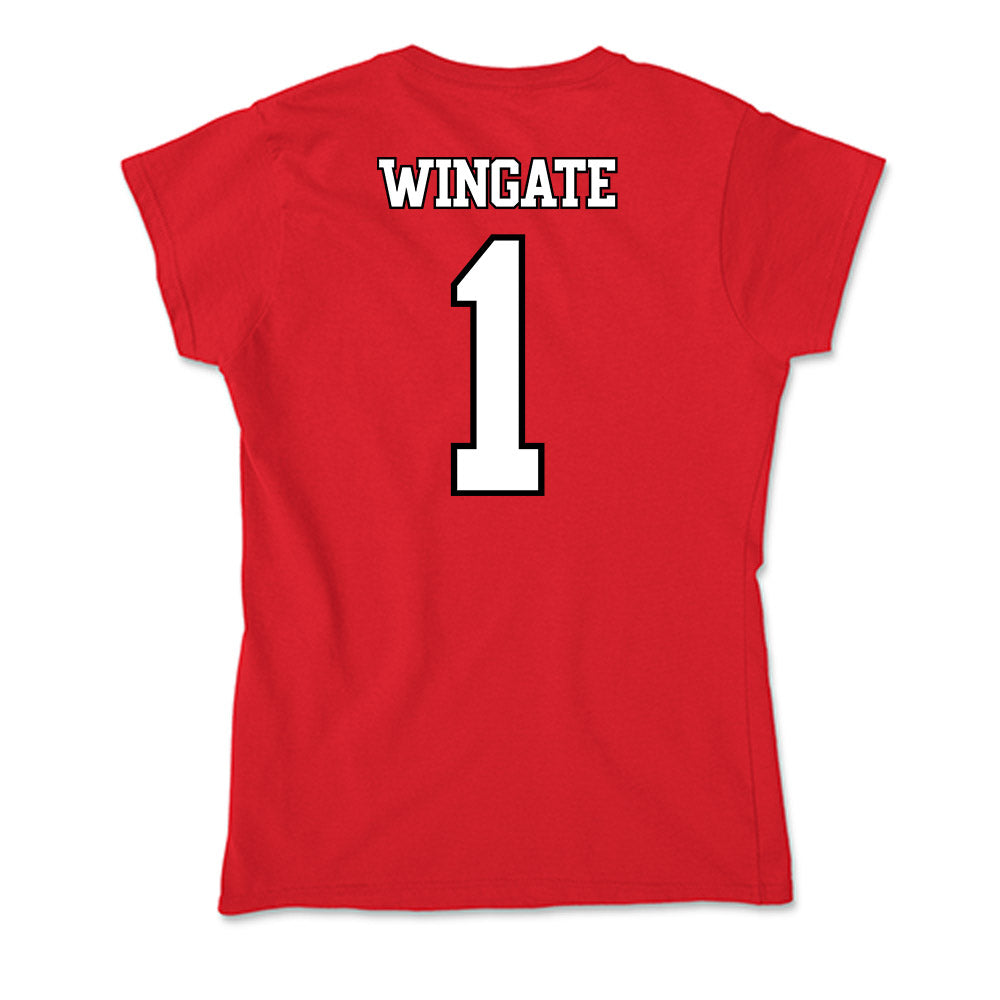 Maryland - NCAA Football : Daniel Wingate - Soft Style Women’s T-Shirt-1
