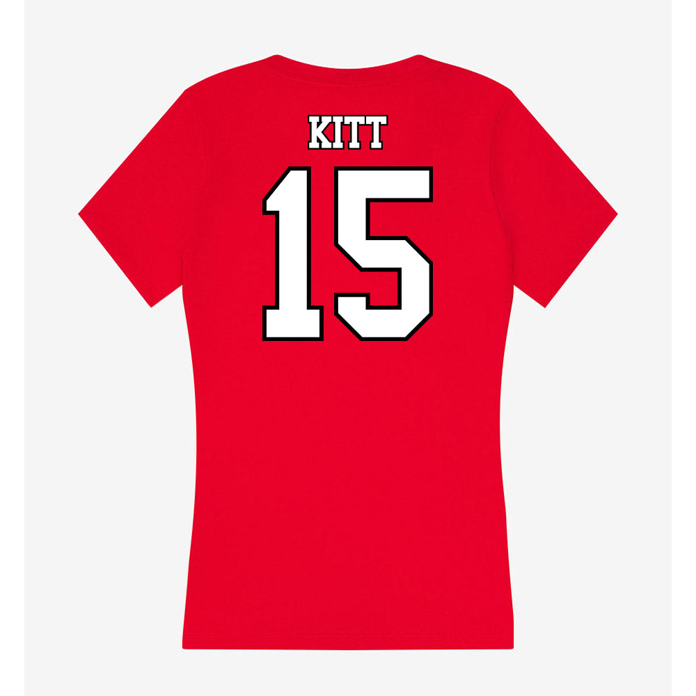 Maryland - NCAA Women's Lacrosse : Ava Kitt - Women's V-Neck T-Shirt-1